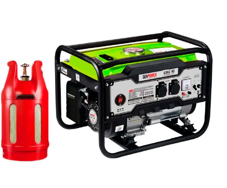 Двопаливний генератор GenPower GBG 40 ГАЗ-БЕНЗИН