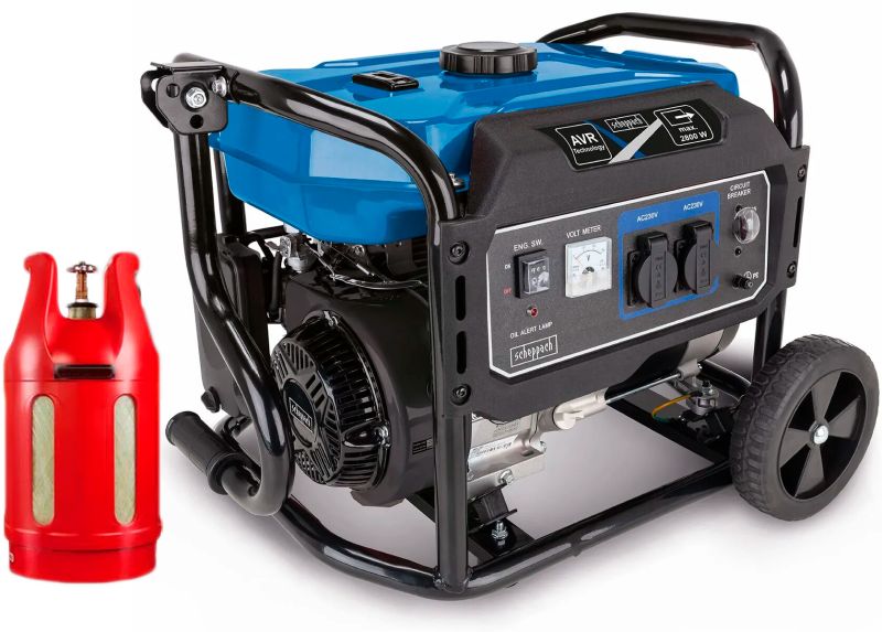 Двухтоплевный генератор Scheppach SG3200x ГАЗ-БЕНЗИН