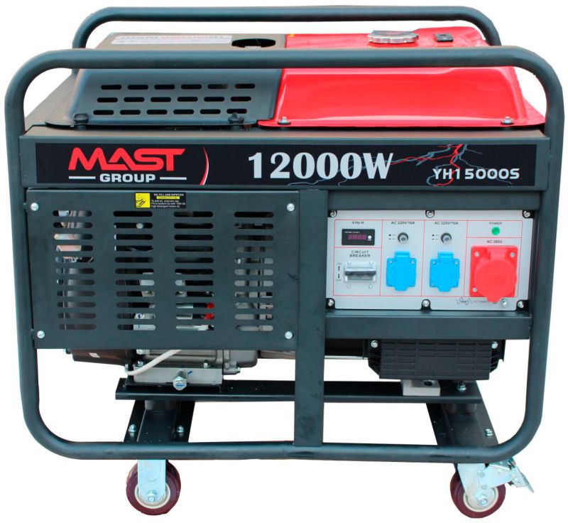 Бензиновий генератор Mast Group YH15000S
