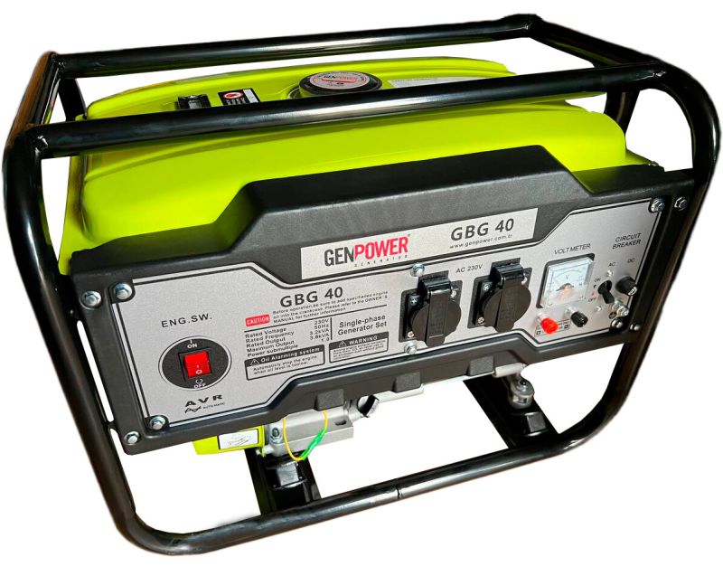 Бензиновий генератор GenPower 3.2 кВт GBG 40