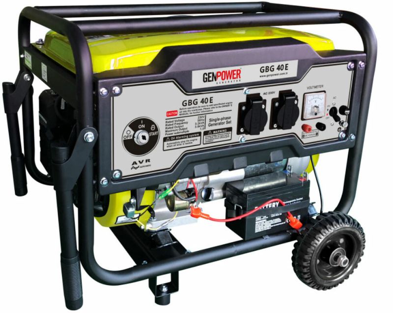 Генератор бензиновий з електростартом GenPower GBG 40 E