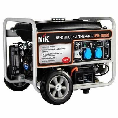 Бензиновий генератор NIK PG 3000