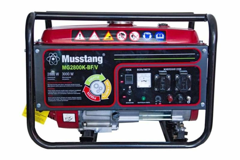 Генератор Musstang MG2800K-BF бензин-газ з дисплеєм