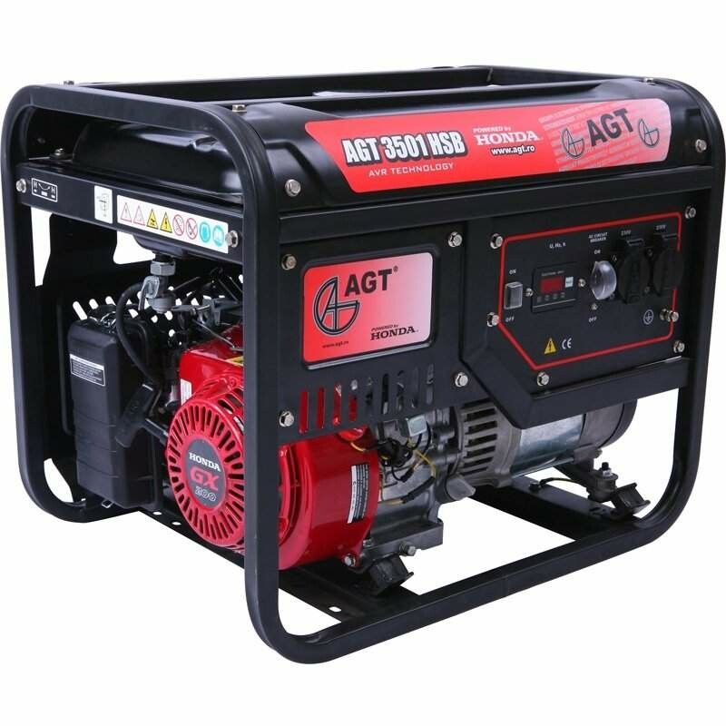 Генератор бензиновий AGT 3501 HSB TTL