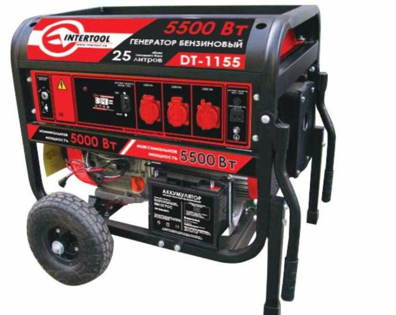Генератор бензиновий Intertool DT-1155