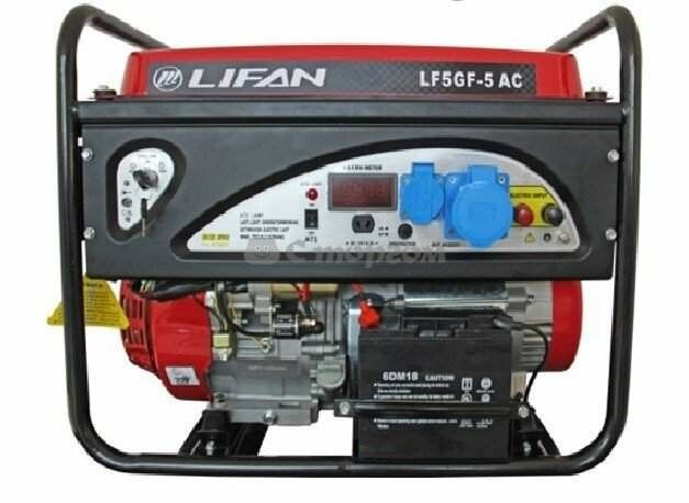 Генератор Lifan LF5GF-5AC з системою автозапуску