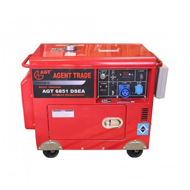 Дизельний генератор AGT 6851DSEA + блок автоматики ATS6851S + HGM420N