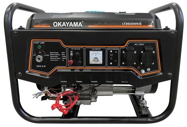Генератор бензиновий OKAYAMA LT3600EN-6 (6832576)
