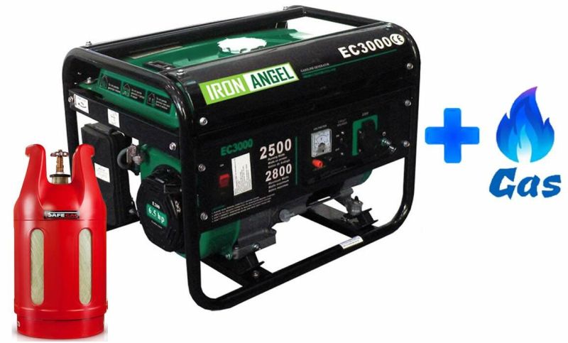 Двопаливний генератор Iron Angel EG3000 LPG