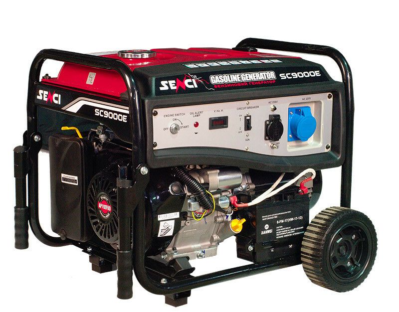 Бензиновий генератор Senci SC9000E