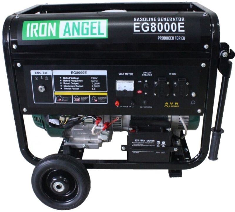 Генератор бензиновий Iron Angel EG 8000E