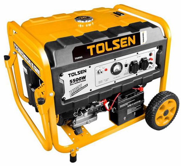 Бензиновий генератор Tolsen 5500W (79992)