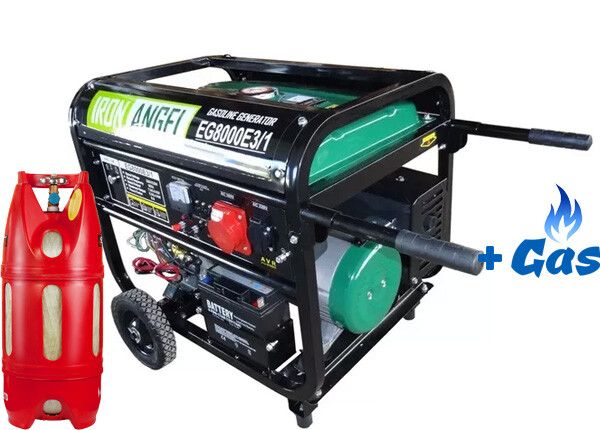 Двопаливний генератор Iron Angel EG 8000 E3/1 ГАЗ-БЕНЗИН