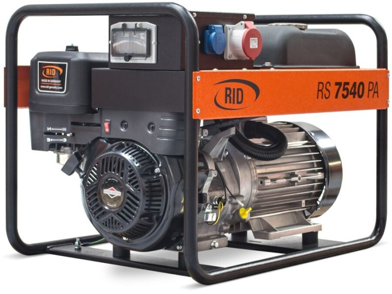 Генератор бензиновий RID RS 7540 PA