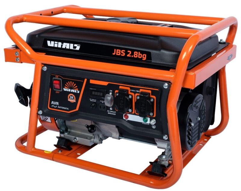 Двопаливний генератор Vitals JBS 2.8bg (88863)