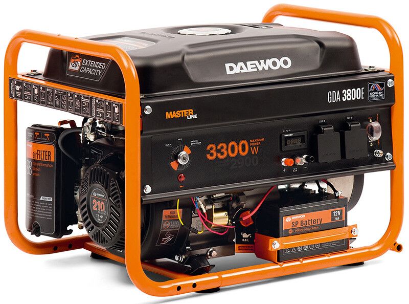 Бензиновий генератор Daewoo GDA3800E