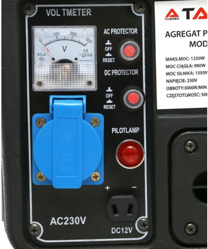 Бензиновий генератор TAGRED TA980