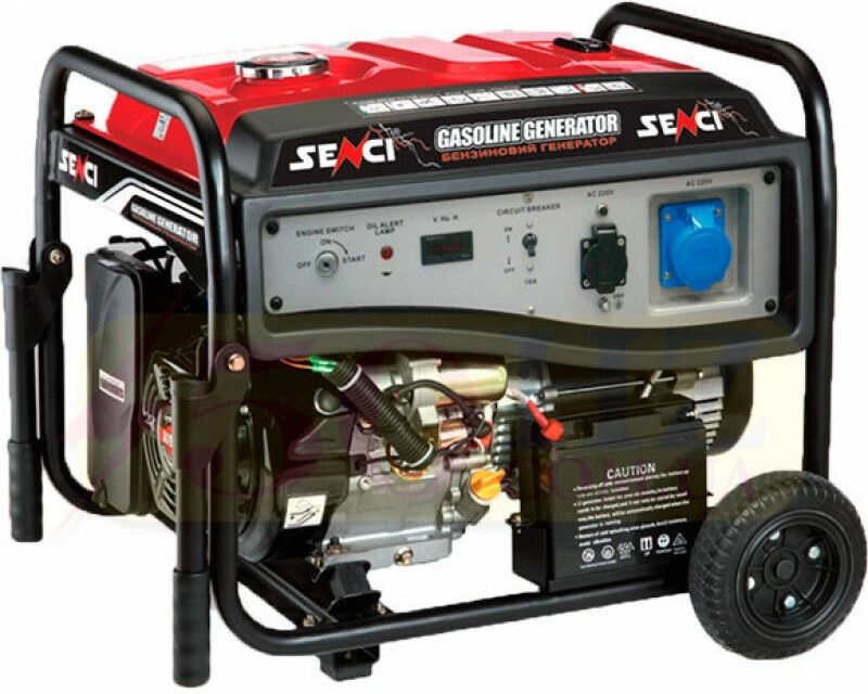 Бензиновий генератор SENCI SC8000E