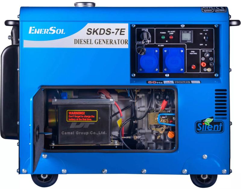 Генератор дизельний EnerSol SKDS-7E-3B