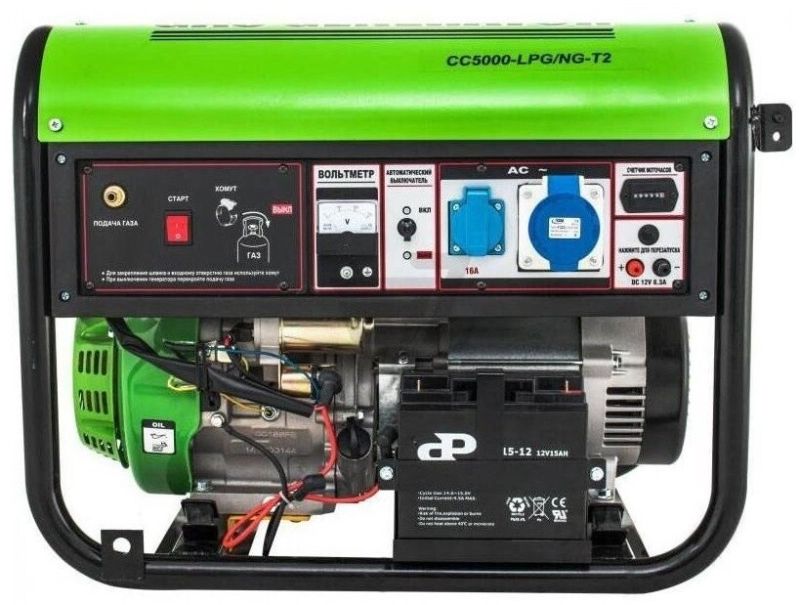 Газовий генератор Greenpower CC5000 LPG/NG-Т2