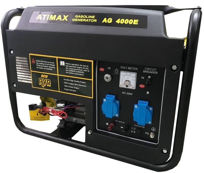 Бензиновый генератор Atimax AG4000E 230V