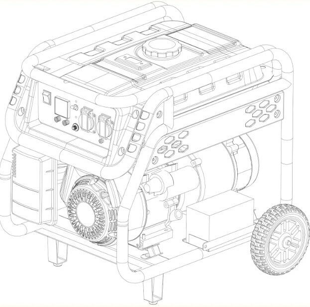 Генератор бензиновий EnerSol EPG-3200SEH