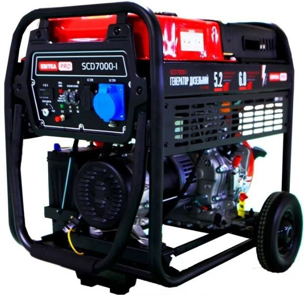 Дизельний генератор КВІТКА PRO SCD7000-I (110-7008)