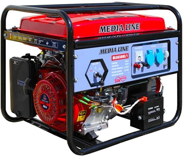 Бензиновий генератор AGT Media Line MLG6500Е