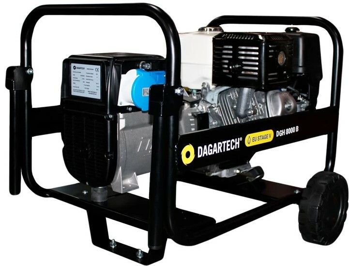 Бензиновий генератор Dagartech DGH 8000B (34486)