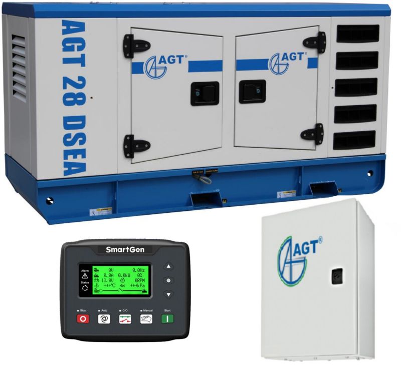 Дизельний генератор AGT 28 DSEA (AGT28DSEAP/42) + блок автоматики ATS42/12 + HGM4020N